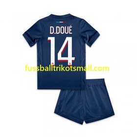 Fußballtrikots Paris Saint-Germain Desire Doue 14 Kinder 2024-2025 Kurzarm Heimtrikotsatz kaufen